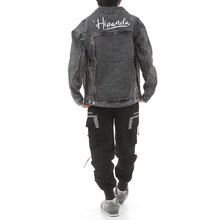 SALE【HIPANDA ハイパンダ】メンズ デニムジャケット MEN'S BACK