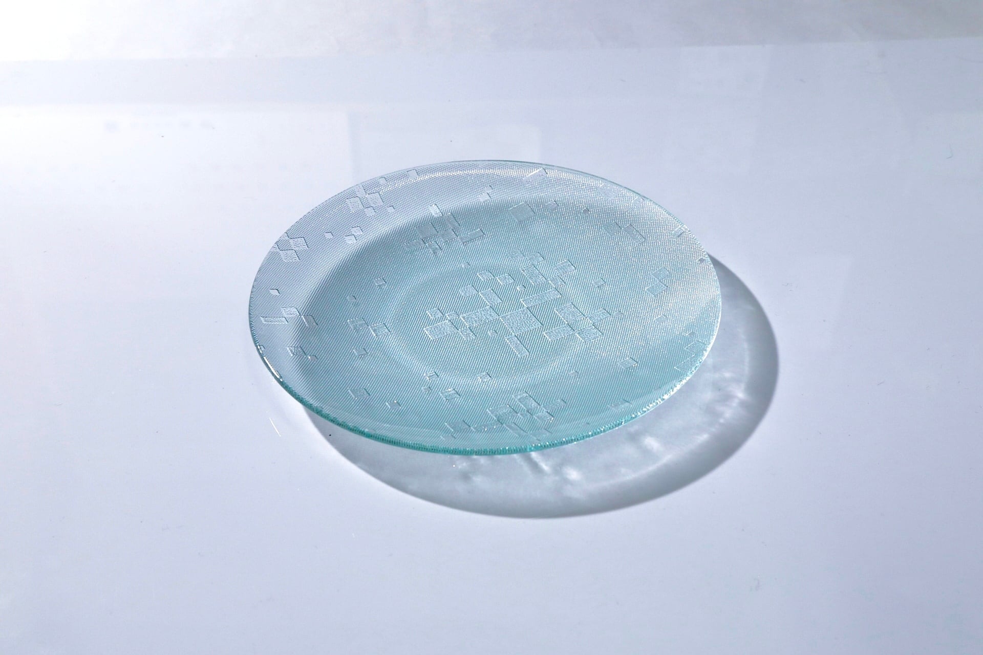 昭和型ガラス「古都」 皿 円形 中(Φ150mm)