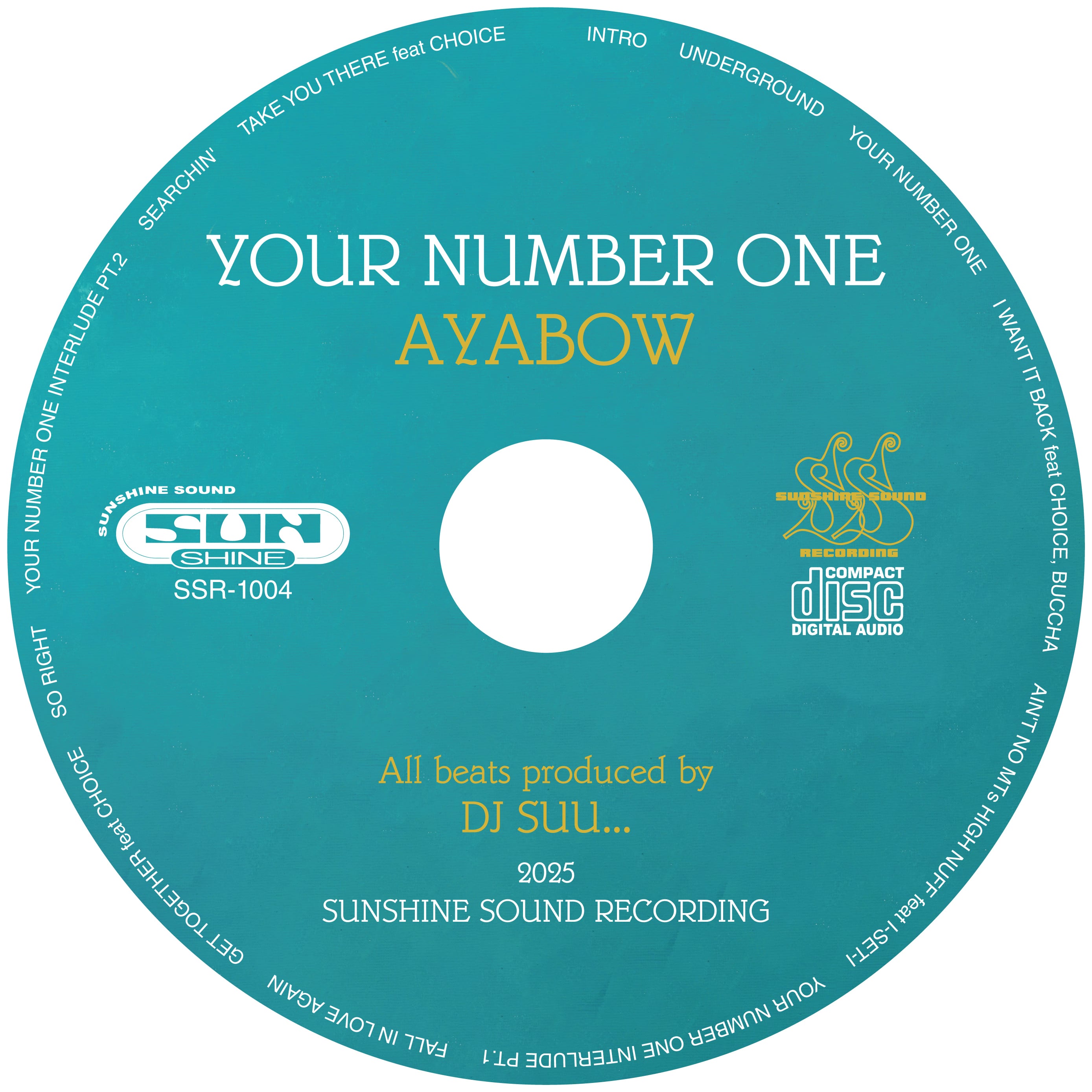 CD】YOUR NUMBER ONE / AYABOW *再入荷 | Sunshine Sound