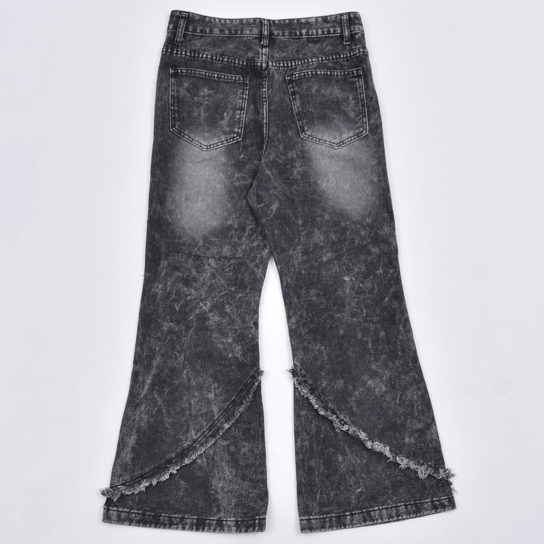 フリンジWASHフレアパンツ | VOLCAN&APHRODITE