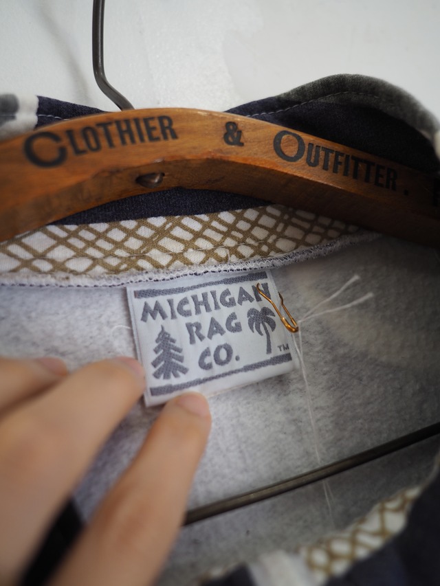 1980’s ~ USA MICHIGAN RAG Co. Seagull Print Sweatshirt／XL