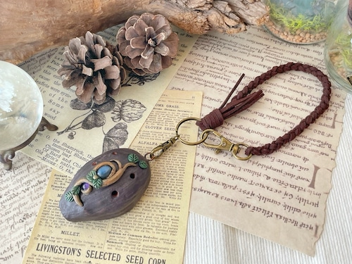 エルフのオカリナM(ラブラドライト)