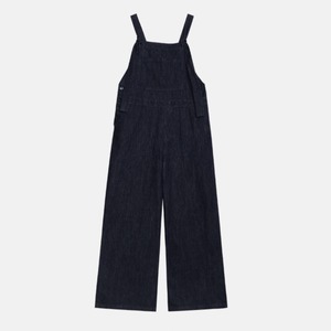 wide-leg denim overall J00126