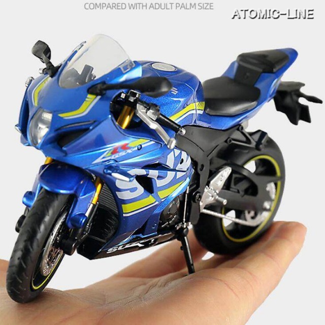 1/12 スズキ GSX-R1000 ミニカー 全4色 バイク 合金モデル 模型 ジオラマ