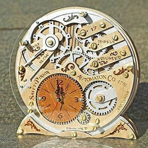 インテリア　木製クロック Automaton 1783 wooden decorative table clock