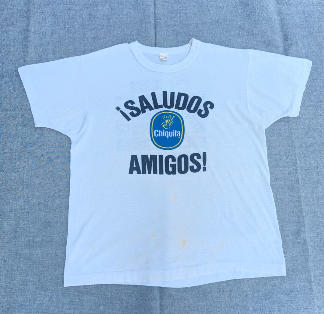 80s chiquita "saludos amigos" tee 小岩店
