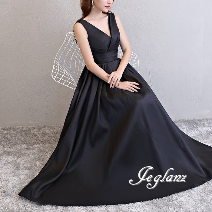 パーティ イブニングドレス 背中 編み上げ ノースリーブ シンプル ミニマル ♪( M6052)ζ