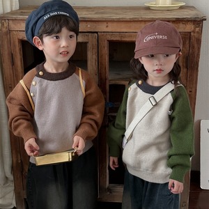 【KID】カラーバリ暖かいトップス