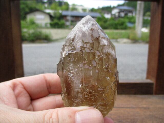 【送料無料】【高品質】ブラジル産天然シトリン水晶ポイント
