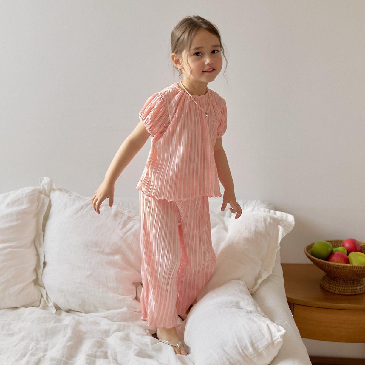 «予約»«ジュニアサイズあり»«berry berry» プリーツセットアップ 2colors