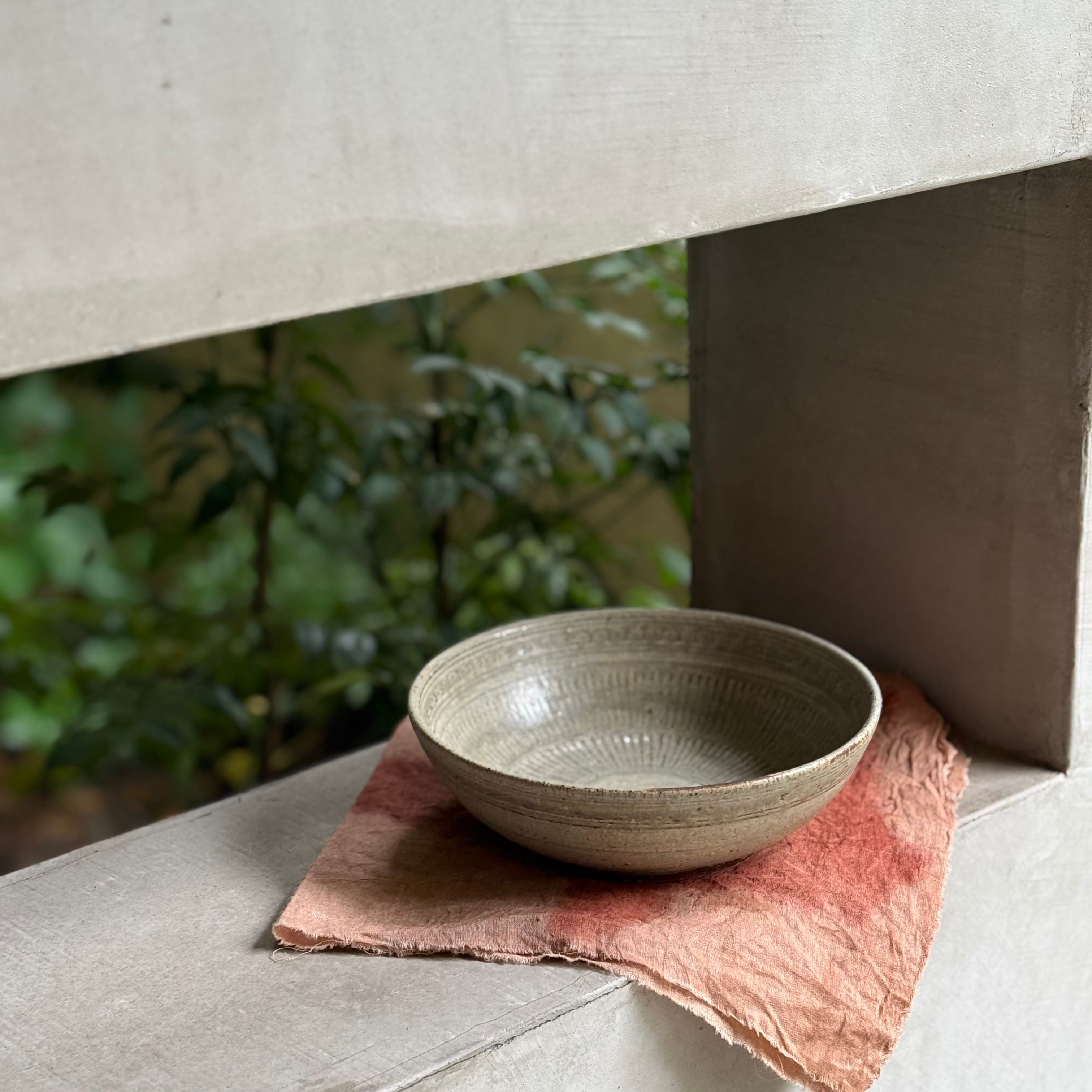 叶谷真一郎 7寸銘々皿 黄土 | gallery 一白