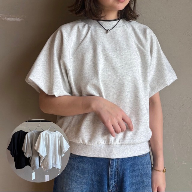 バルーンスリーブポンチトップス