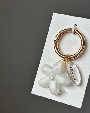 jasmine keychain【 name plate 】