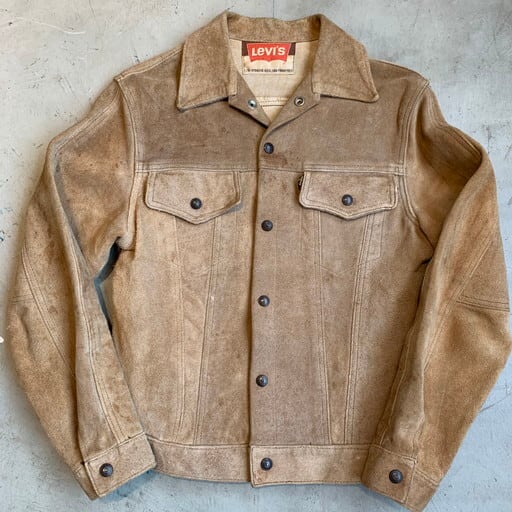 60's 70's Levi's リーバイス 3rd TYPE スエードジャケット Big E 希少 ブラウン 38位 ラフスエード USA製 希少  ヴィンテージ BA-1173 RM1542H | agito vintage powered by BASE