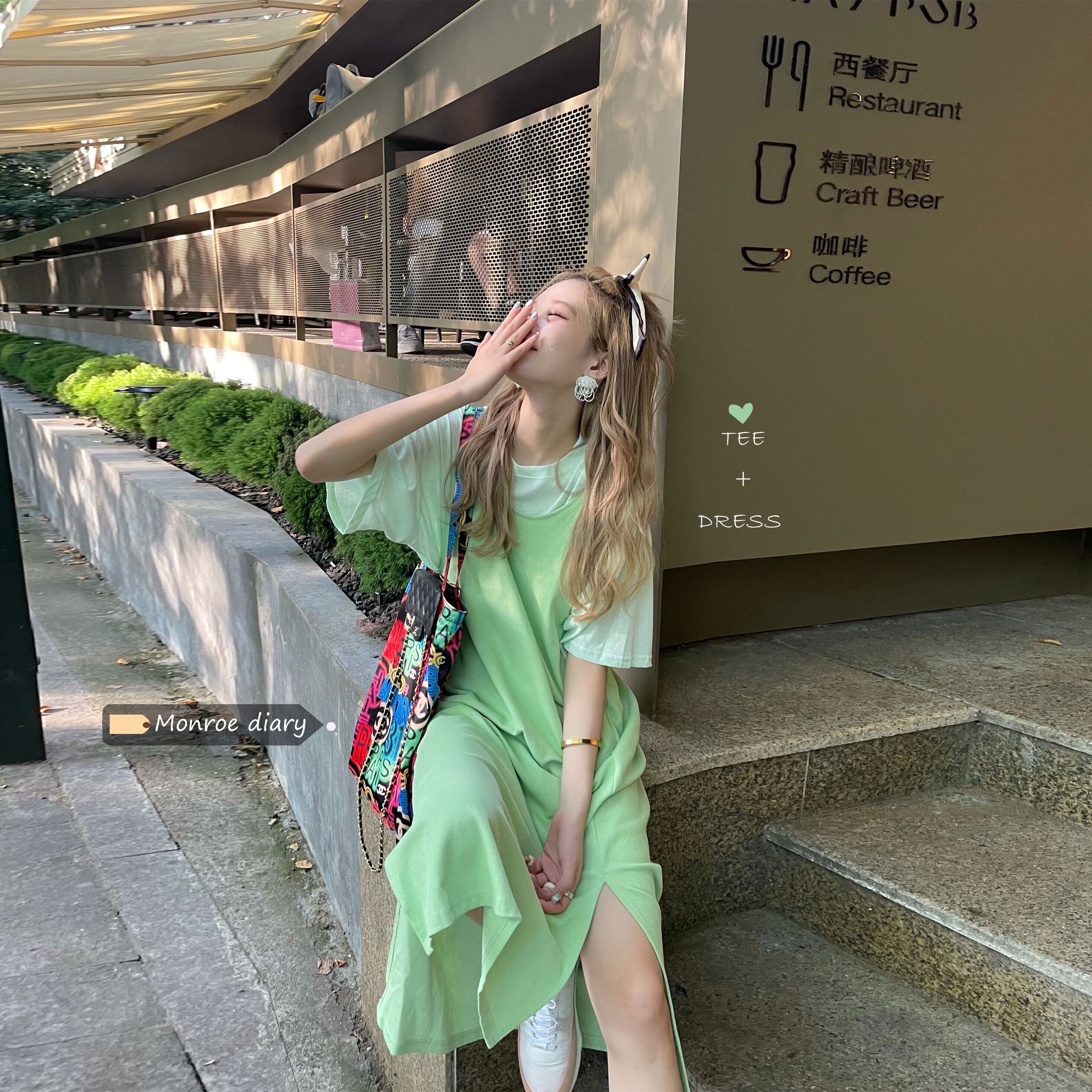 サマーTシャツ トップス ドレス 夏物 モンロー37167187278