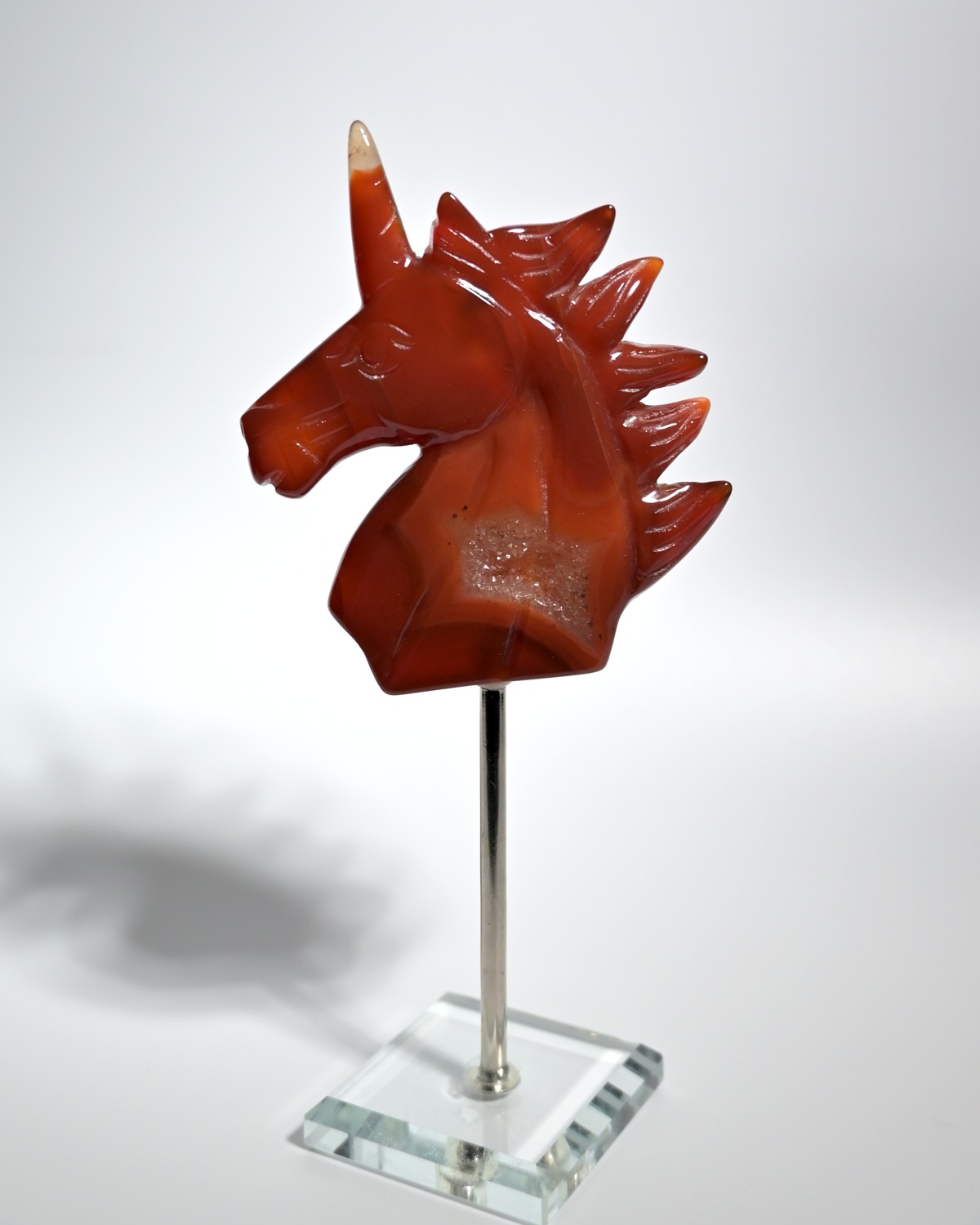 Red Agate レッドアゲート ユニコーン ⭔ CARVING | PIKA Life天然石