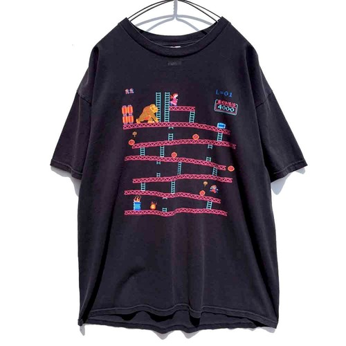 【Nintendo - Donkey Kong】Vintage Donkey Kong Print T-Shirt【1990s-】