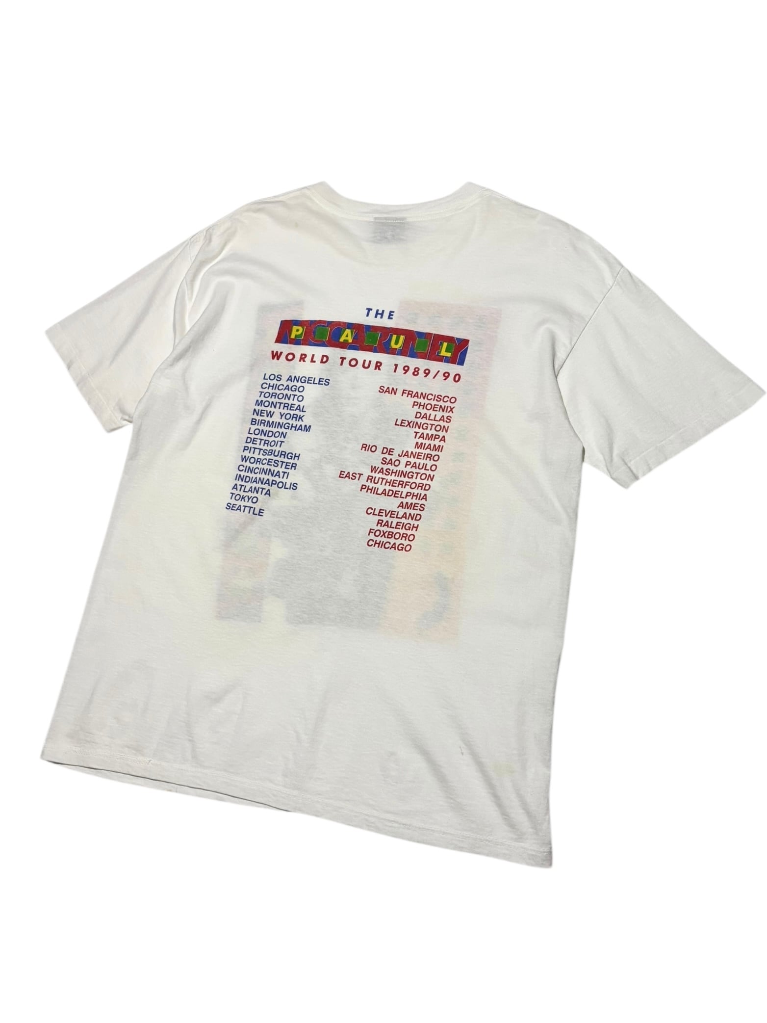 Paul McCartney “Piccadilly World Tour 1989/90” ヴィンテージTシャツ