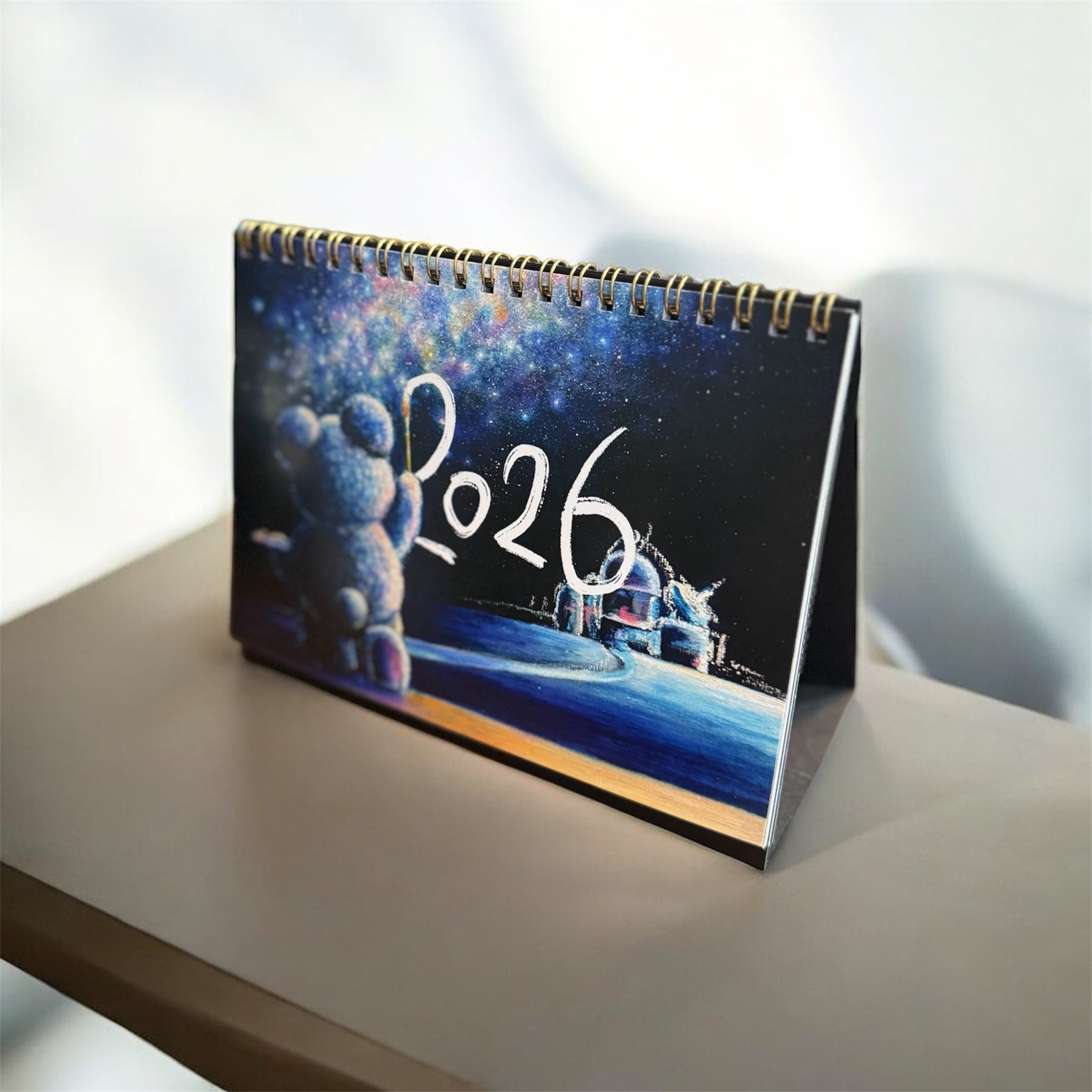 フランス ヴィンテージ 卓上カレンダー フランス式カレンダー ブラック