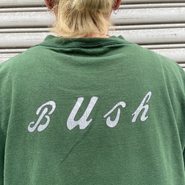 90s BUSHブッシュ フォトプリントTシャツ バンド XL TULTEX