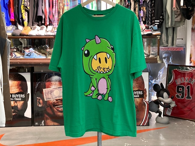 DREW HOUSE DINODREW S/S TEE GREEN MEDIUM 55KD4423