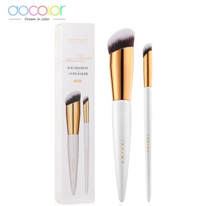 【美】DU Care 「ゴールデン」ファンデーション&コンシーラーブラシ2本セット