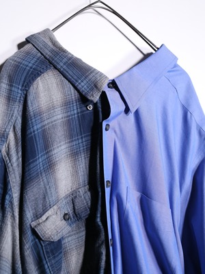 REMAKE / 変形 docking design asymmetry shirt