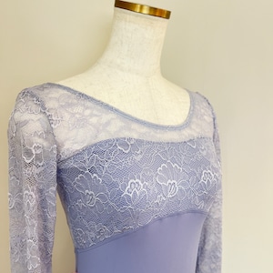 Lavender Lace ロングスリーブ バレエレオタード