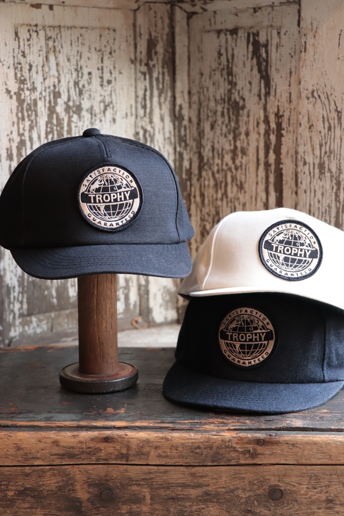 TROPHY CLOTHING/トロフィークロージング Earth Logo Denim
