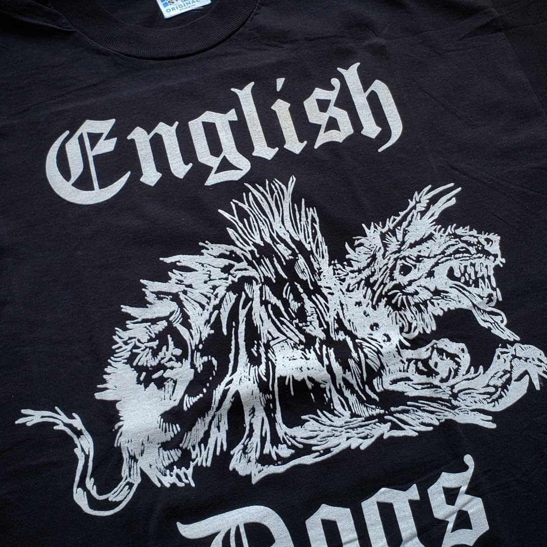 80s 90s Bad otis English Dogs バンドTシャツ L