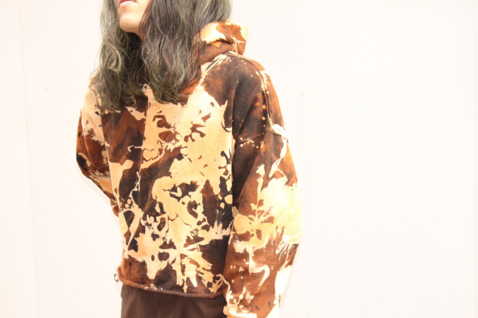 ESSENTIALS by FEAR OF GOD Cut-off Bleach Hoodie