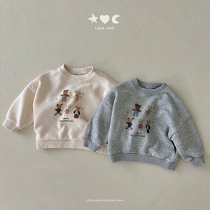 【ノベルティ&送料無料】Bear Friends Sweatshirt / lalaland