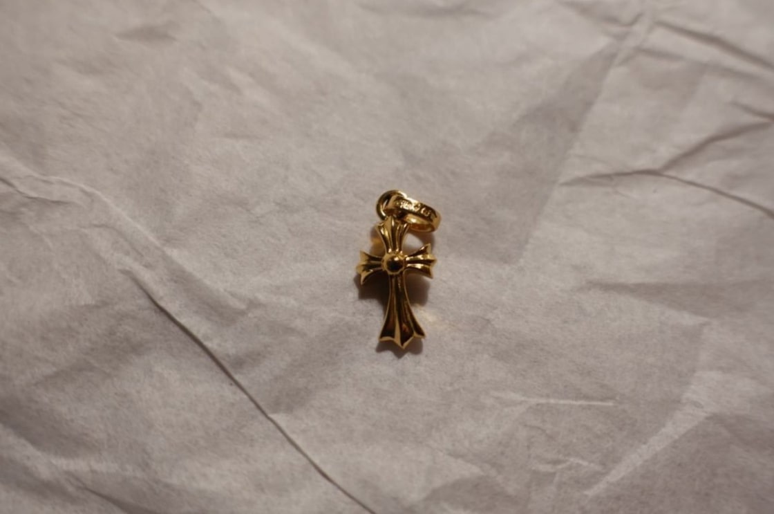 CHROME HEARTS クロムハーツ CH CROSS BABY FAT 22K CHARM ベビー 