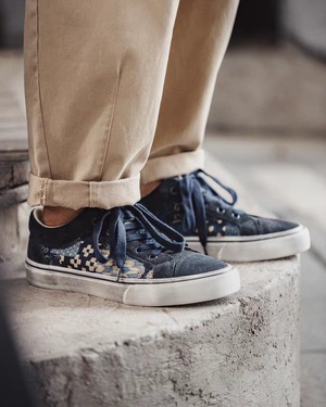 Retro Cashew Canvas Sneakers  K0469