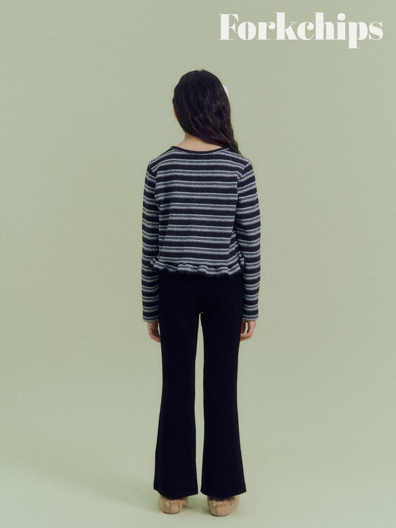 FORK CHIPS［取寄］latte flare leggings 26winter