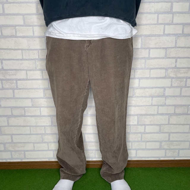 NEW MAN   コーデュロイパンツ　W34 × L34   ブラウン　状態良好