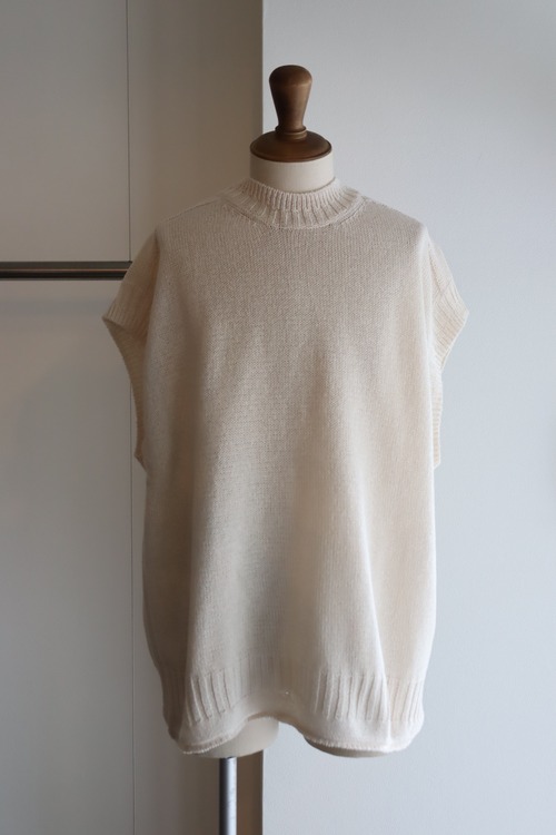 INNAT " COTTON GUERNSEY VEST ( Natural ) "