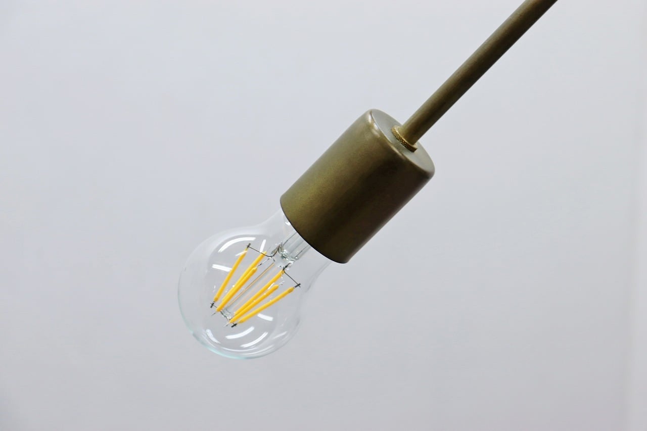 在庫2台 STOCKMAN ストックマン Molecular Brass Lamp 3 Lite 真鍮 3灯