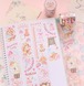 FL721｜ Fairylady【奶油兔的幻想國】PET テープ 白インク 剥離紙付き