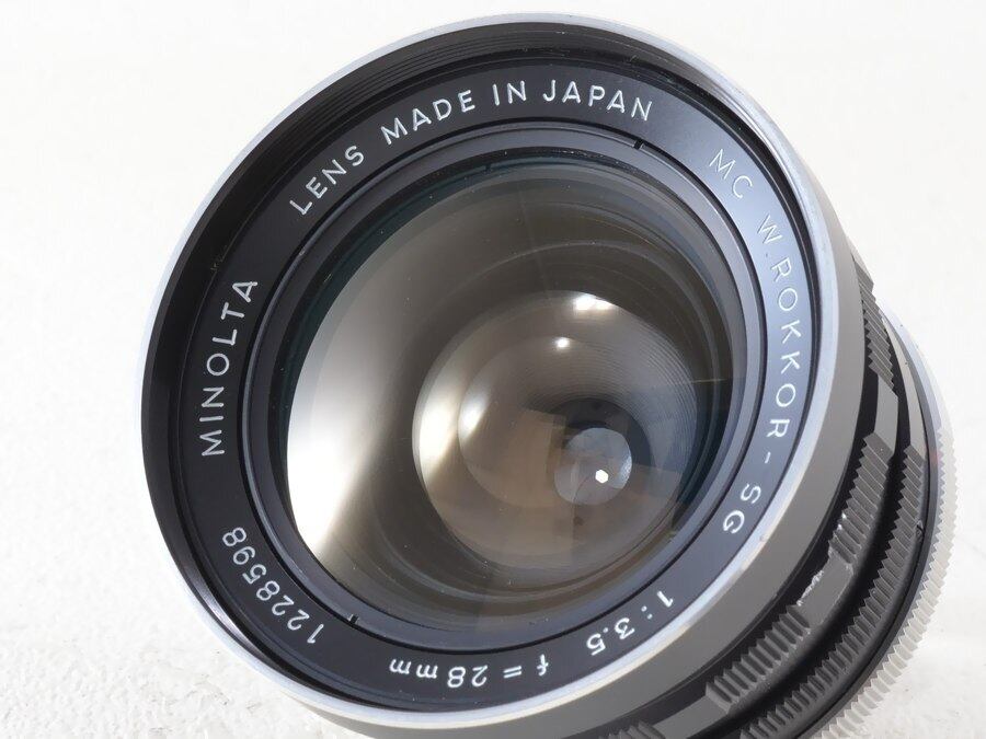 MINOLTA MC W.ROKKOR-SG 28mm F3.5 ミノルタ(22455 MINOLTA MC W.ROKKOR-SG 28mm F3.5 ミノルタ(22455