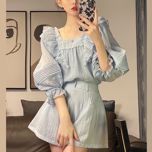 プリンセスプリーツデザイン2点セットアップ　　A0765