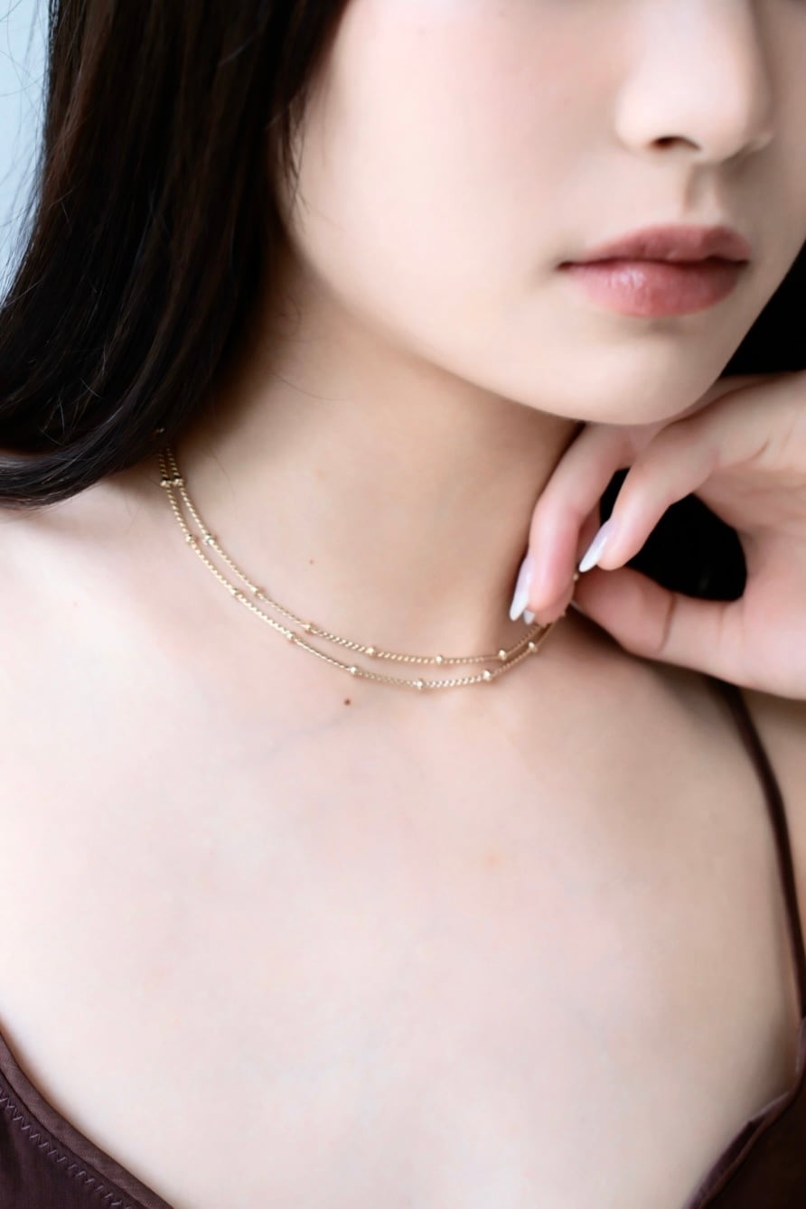 Sea'ds Mara Flow Ball Glasses Chain Gold