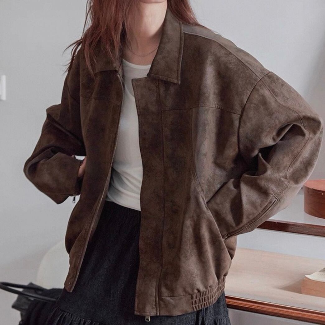 オープンカラー ショート ジャケット SA10070