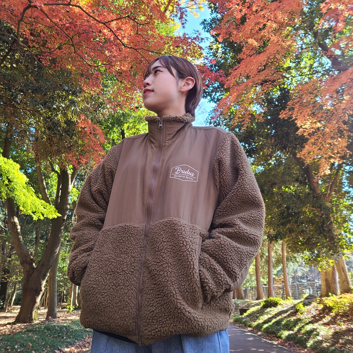 tntntutuテンテンツツ 2024AW ボア フリース ブルゾン L デサント 