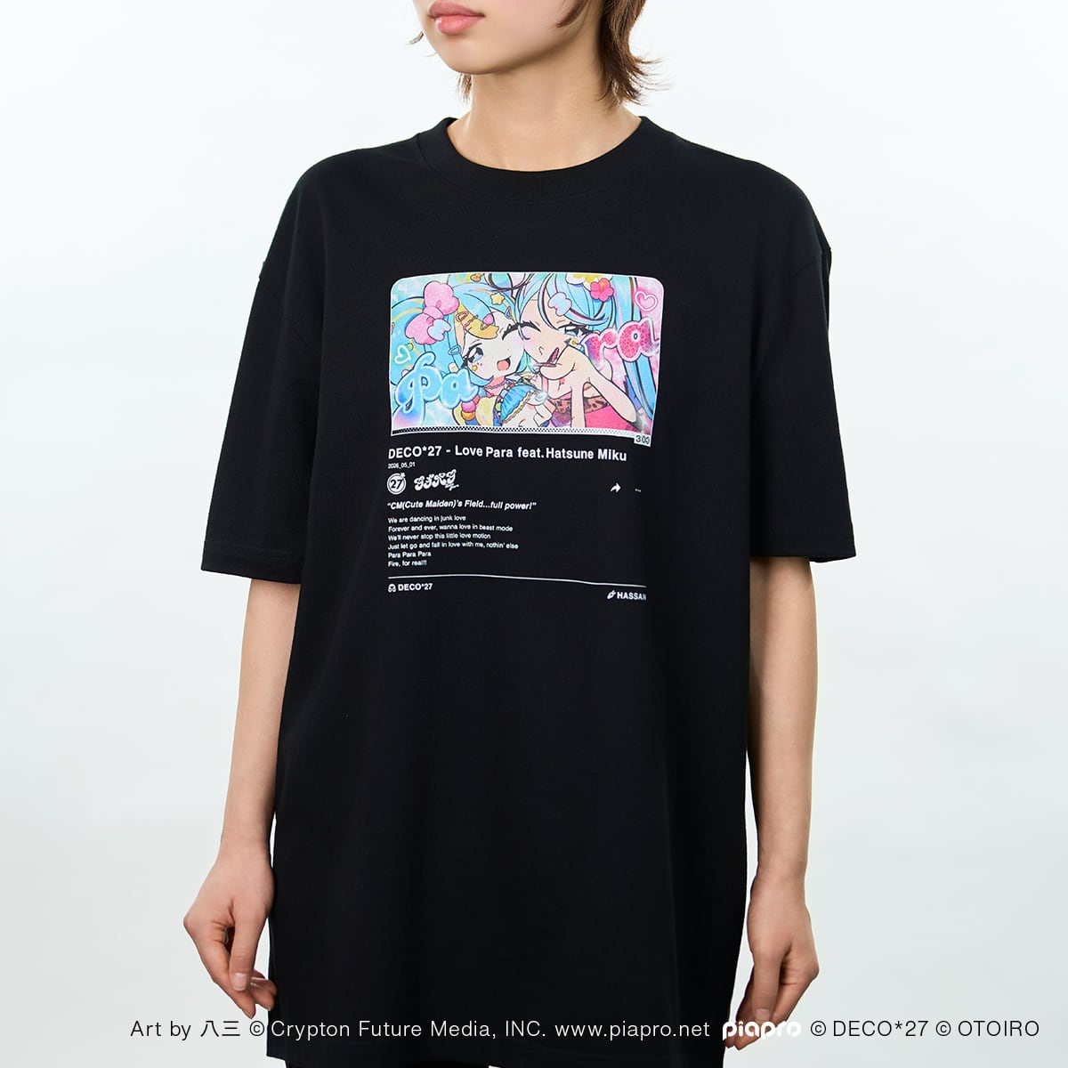 ラブパラ】サムネイルTシャツ / ブラック | OTOIRO ONLINE STORE