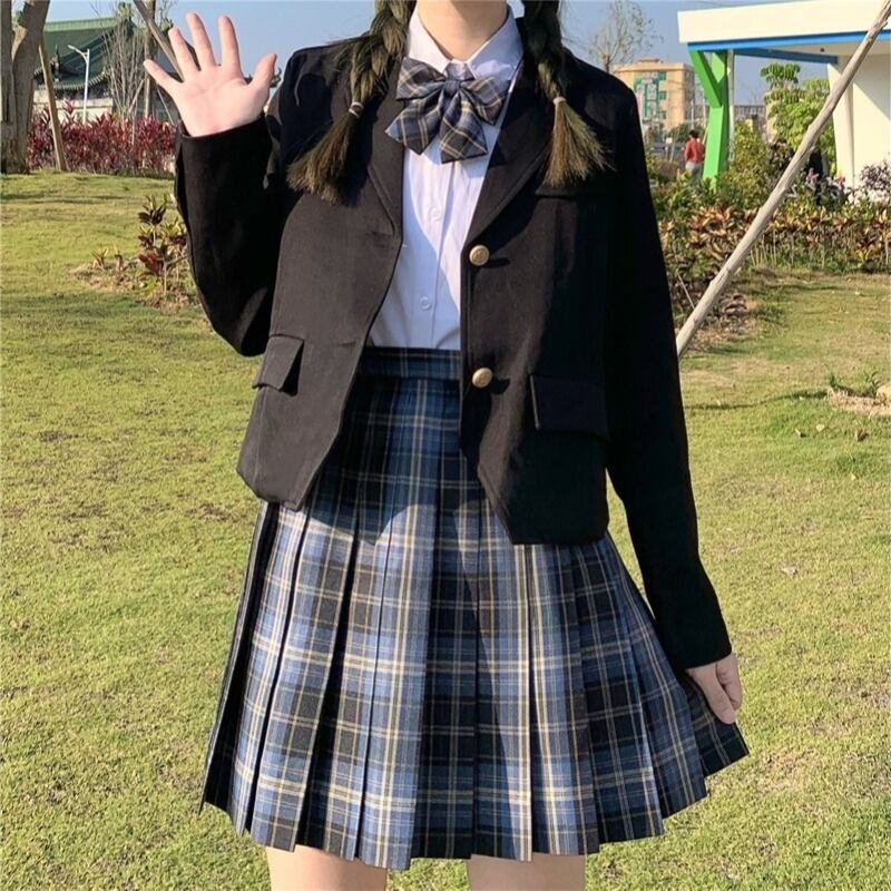 ジャケット オータムスタイルブラックショート 秋物 萌量不足80720416813