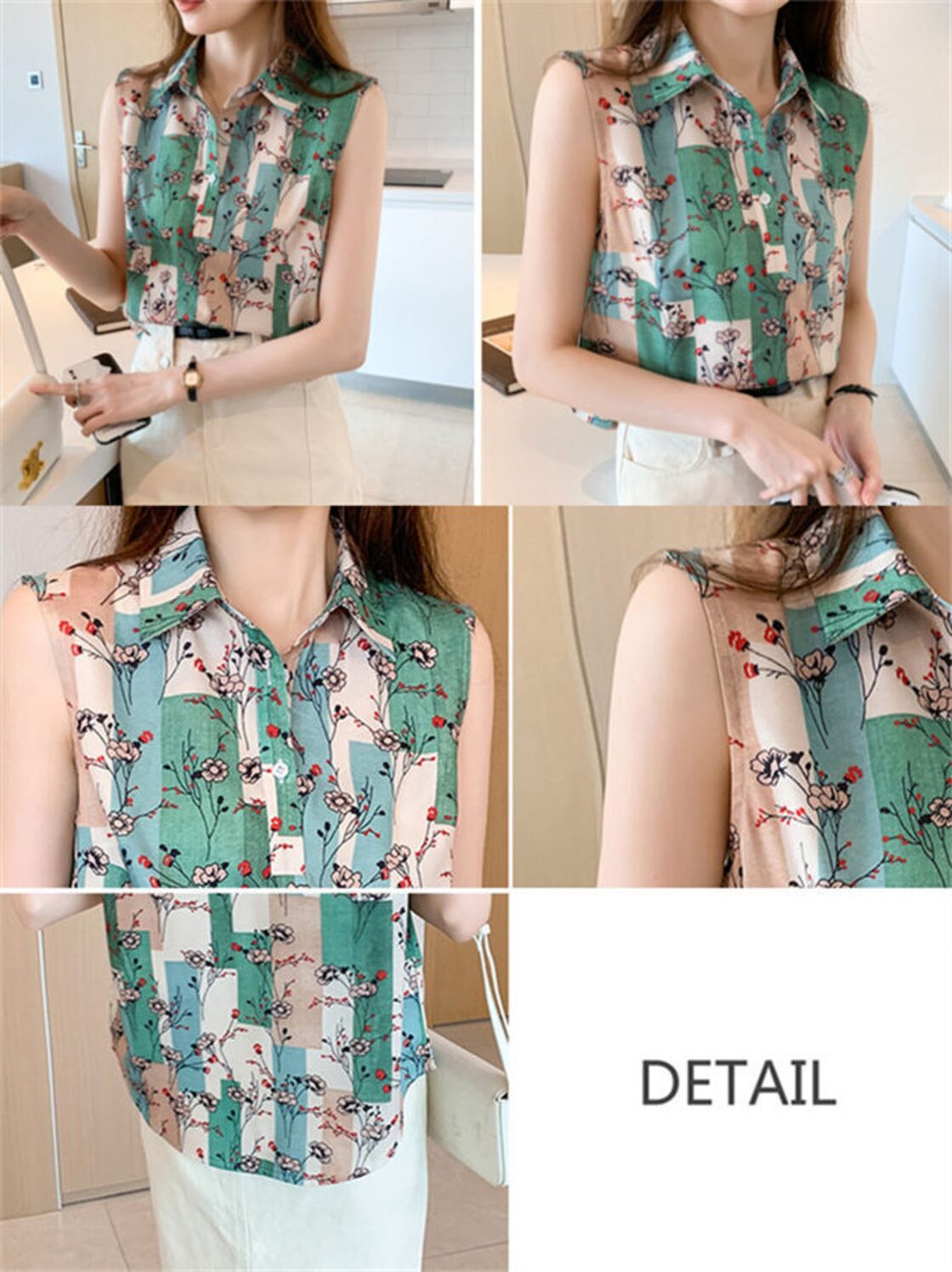 ☆ BOHEMIANS BOTANICAL LIFE シャツ 花柄 リネン 