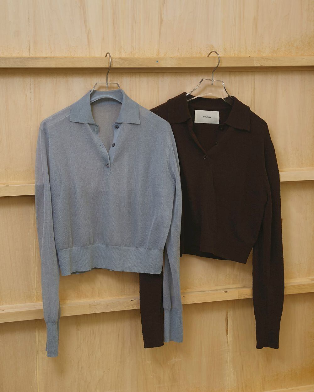 TODAYFUL／Layered Polo Knit | polne