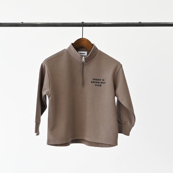 GENERATOR(ジェネレーター) / ハーフジップトレーナー / アッシュグレー / 110-160cm