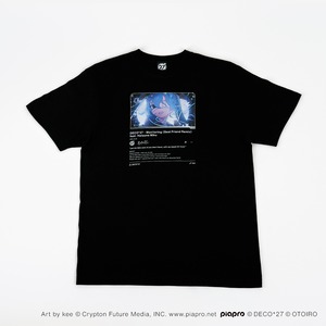 【モニタリング (Best Friend Remix)】サムネイルTシャツ / ブラック【予約対象商品】